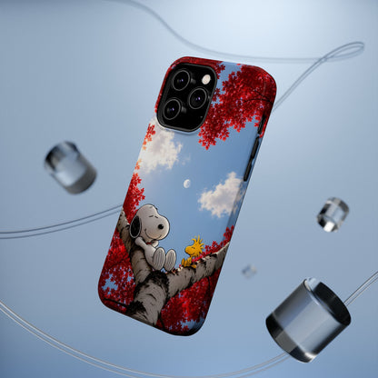 Fall Sky Comic Pup Phone Case