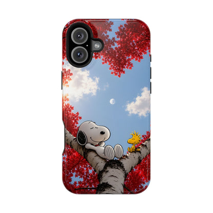 Fall Sky Comic Pup Phone Case