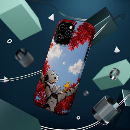 Fall Sky Comic Pup Phone Case
