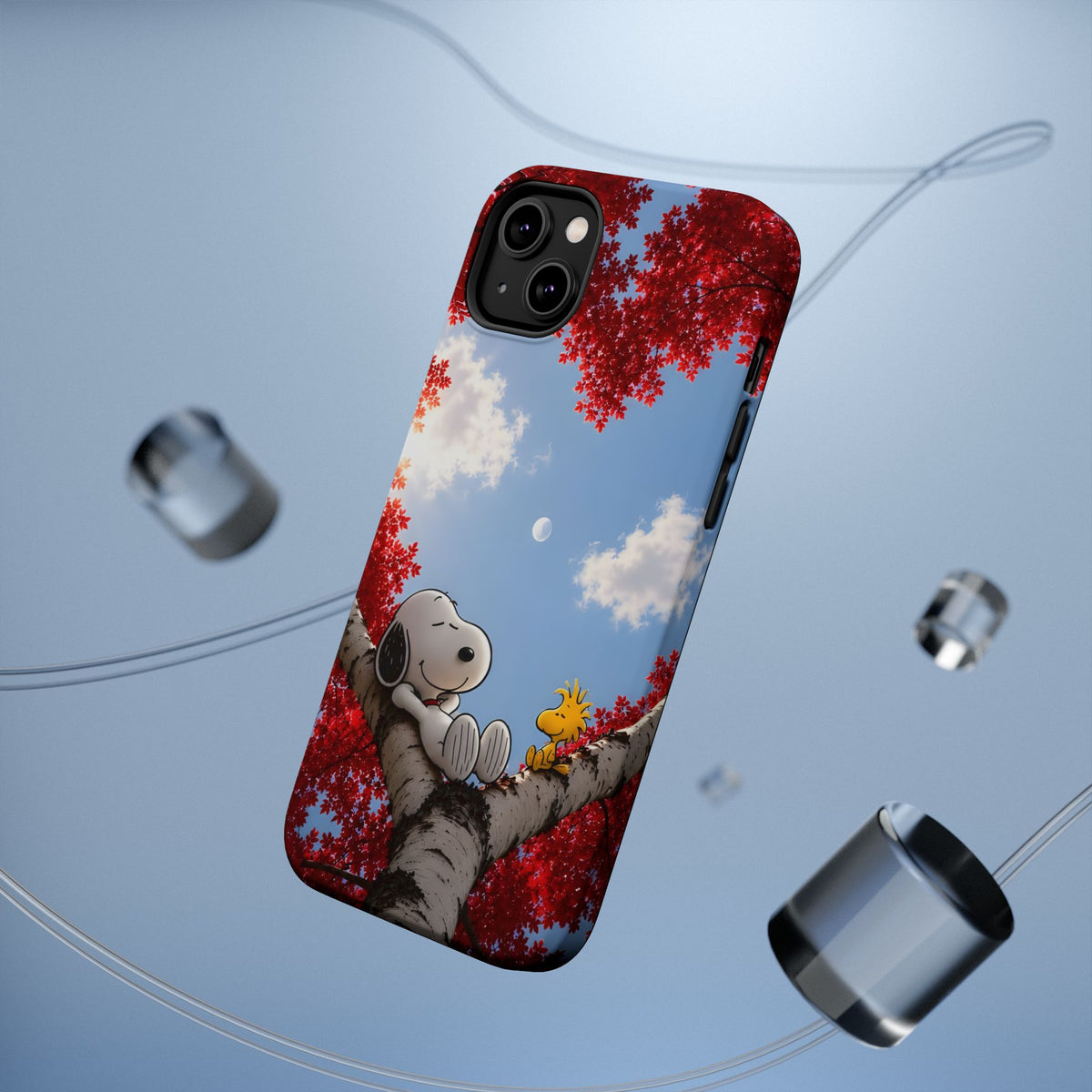 Fall Sky Comic Pup Phone Case