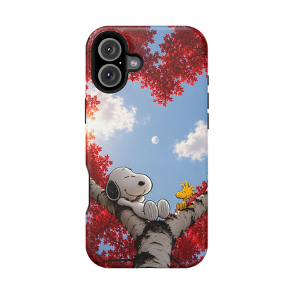 Fall Sky Comic Pup Phone Case
