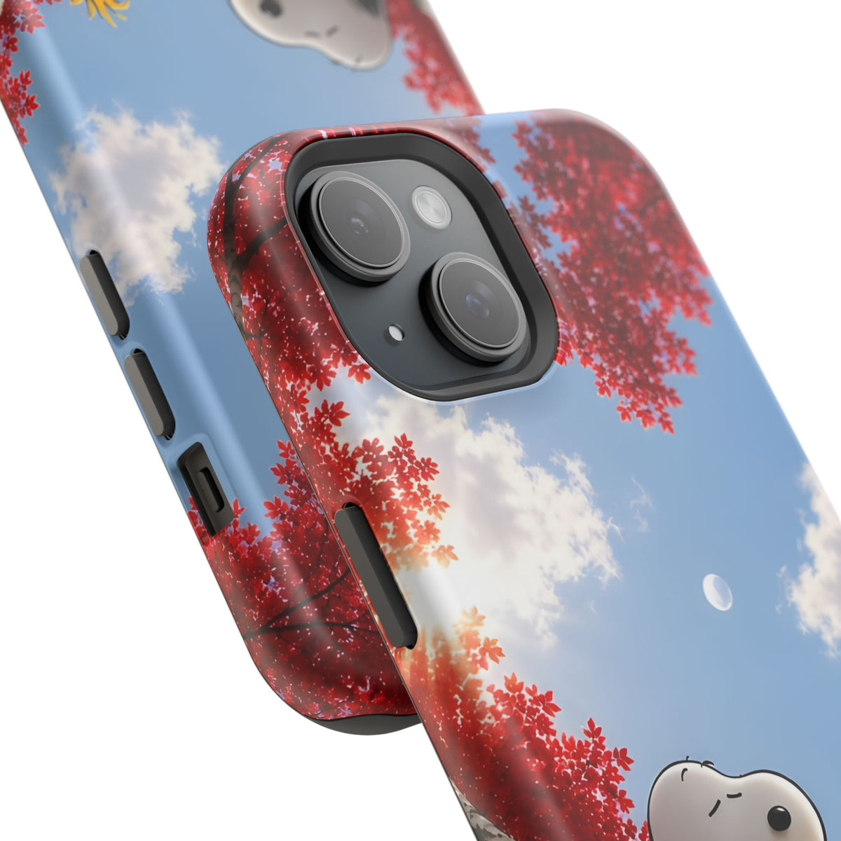 Fall Sky Comic Pup Phone Case
