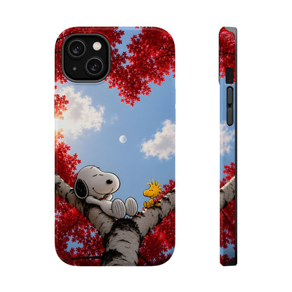 Fall Sky Comic Pup Phone Case
