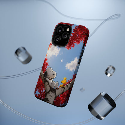 Fall Sky Comic Pup Phone Case