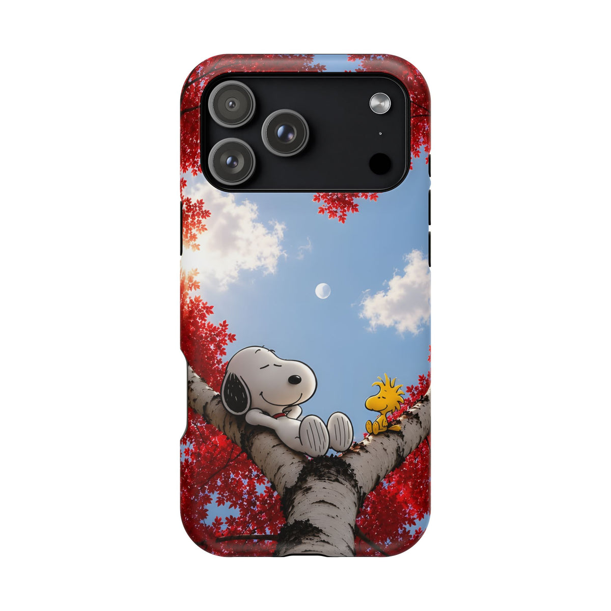 Fall Sky Comic Pup Phone Case