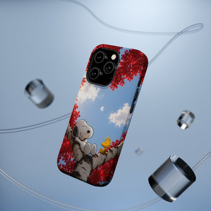 Fall Sky Comic Pup Phone Case