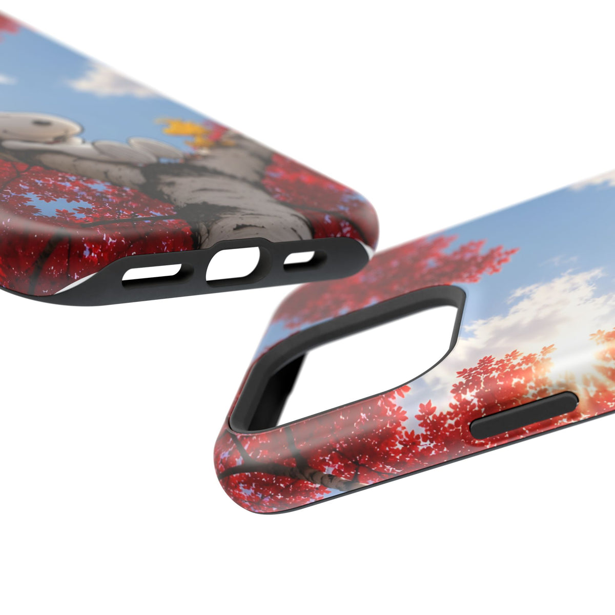 Fall Sky Comic Pup Phone Case
