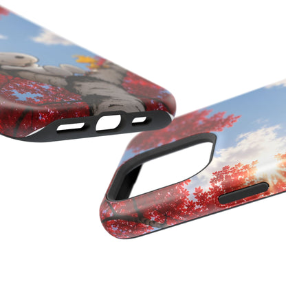 Fall Sky Comic Pup Phone Case