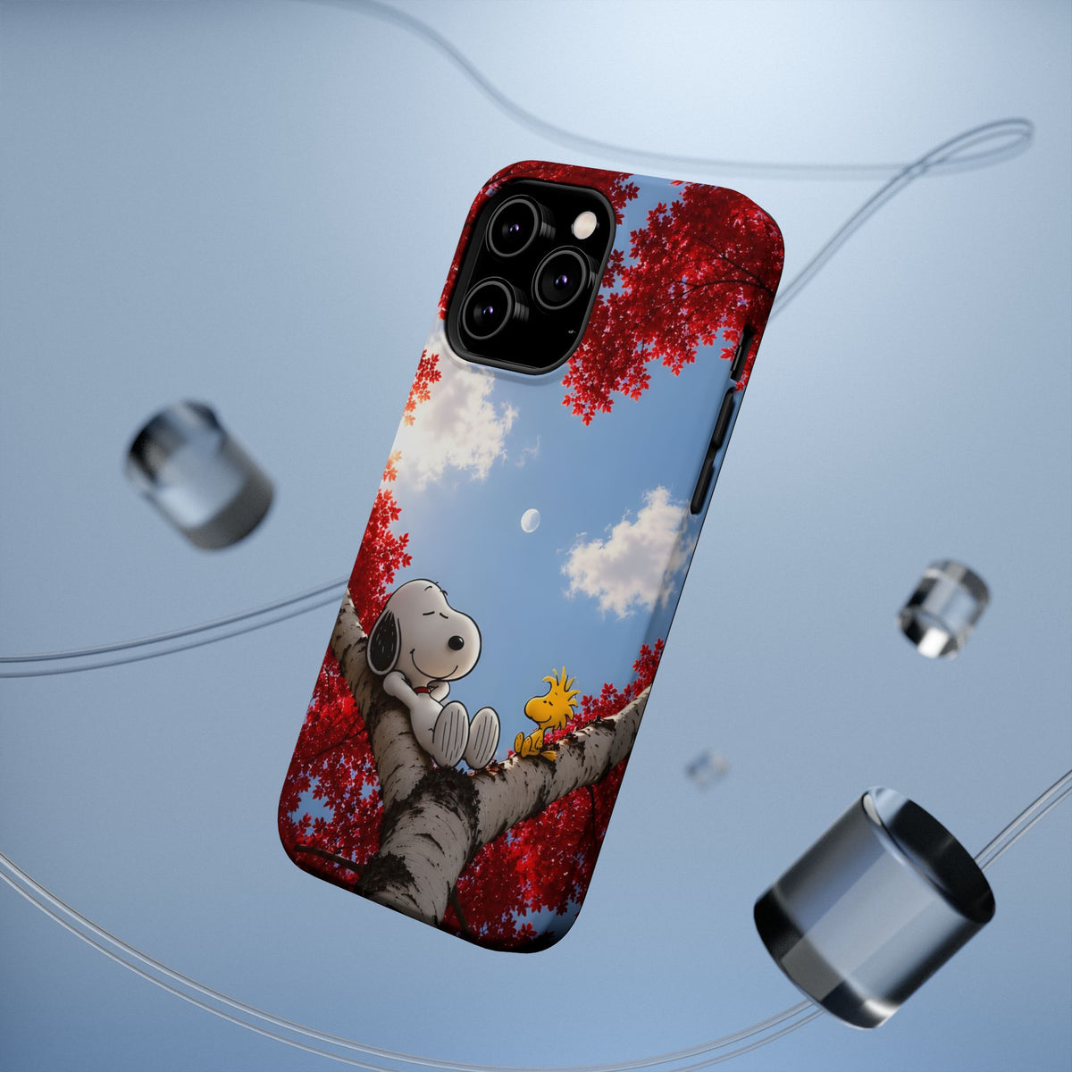 Fall Sky Comic Pup Phone Case