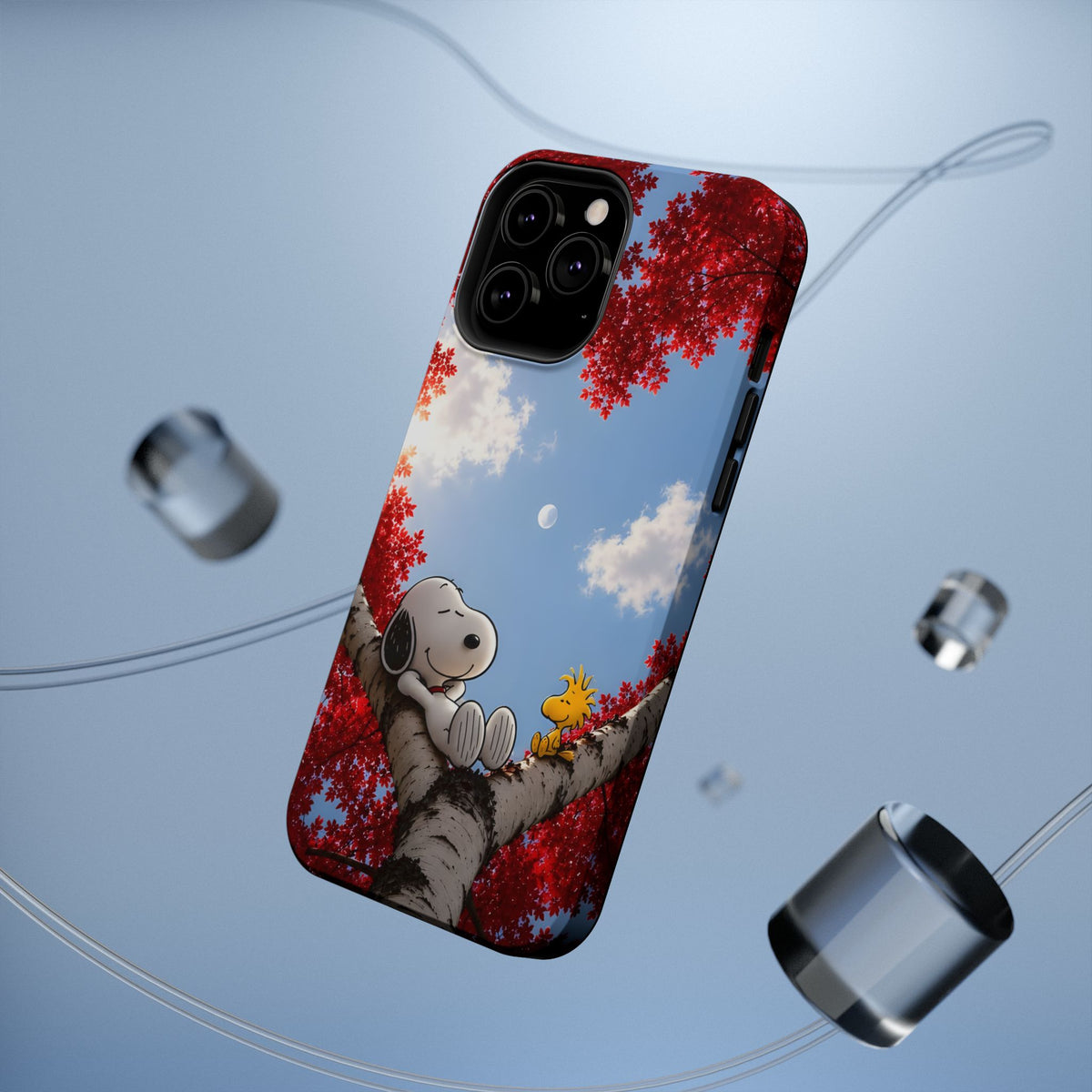 Fall Sky Comic Pup Phone Case