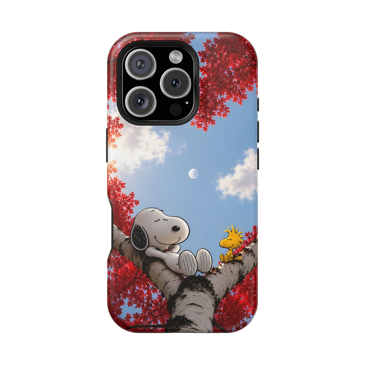 Fall Sky Comic Pup Phone Case