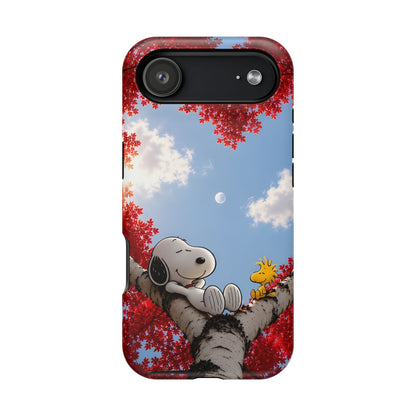 Fall Sky Comic Pup Phone Case