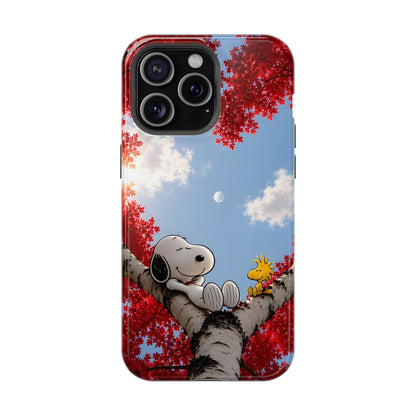 Fall Sky Comic Pup Phone Case