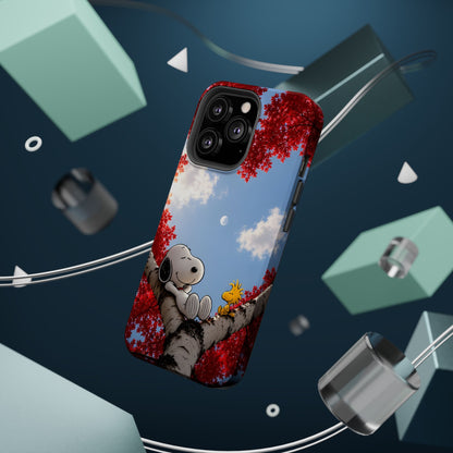 Fall Sky Comic Pup Phone Case