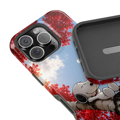 Fall Sky Comic Pup Phone Case