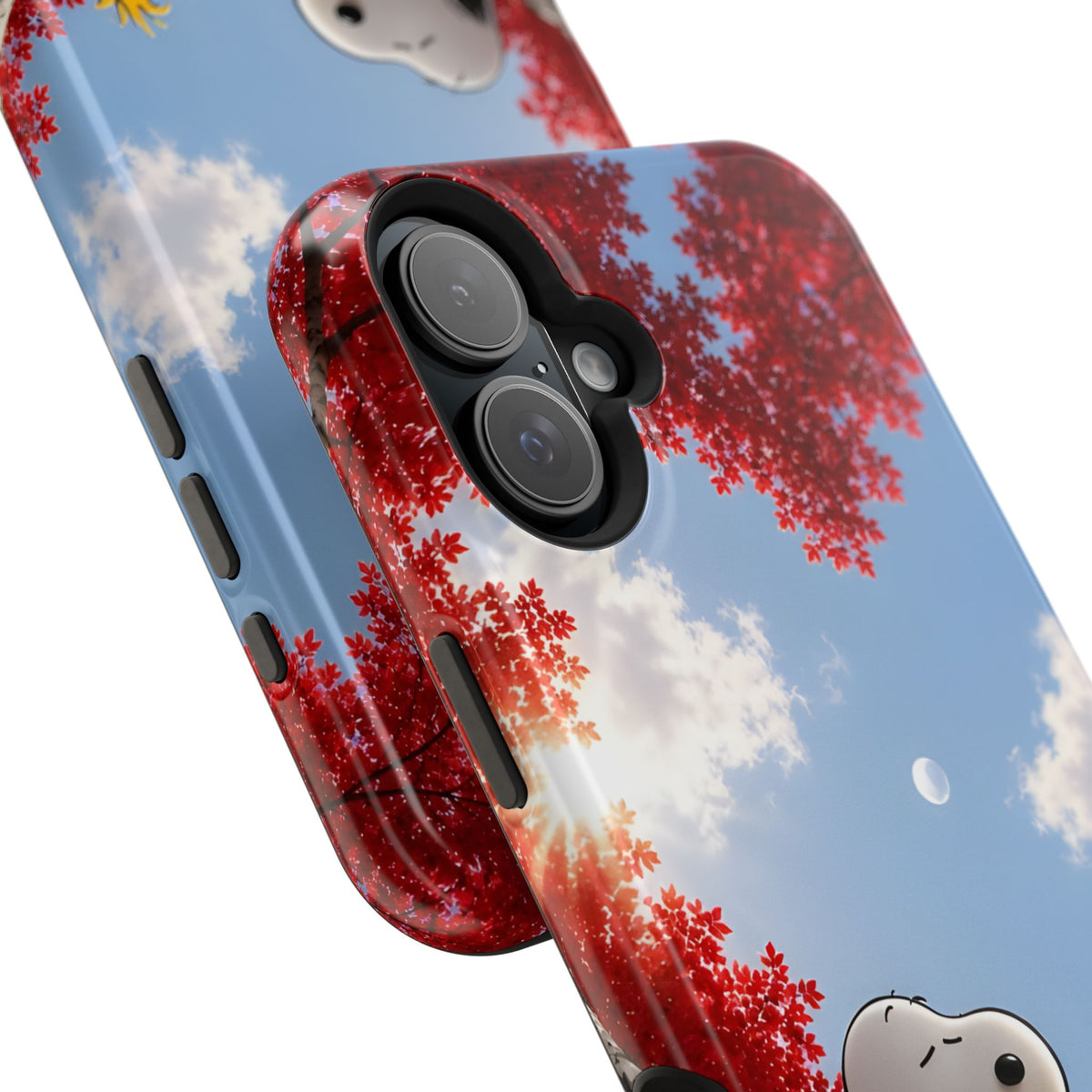 Fall Sky Comic Pup Phone Case