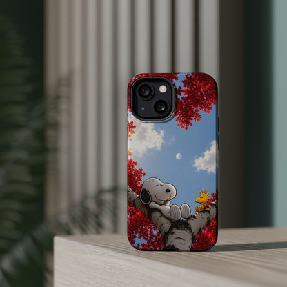 Fall Sky Comic Pup Phone Case