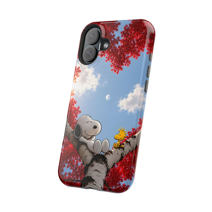 Fall Sky Comic Pup Phone Case