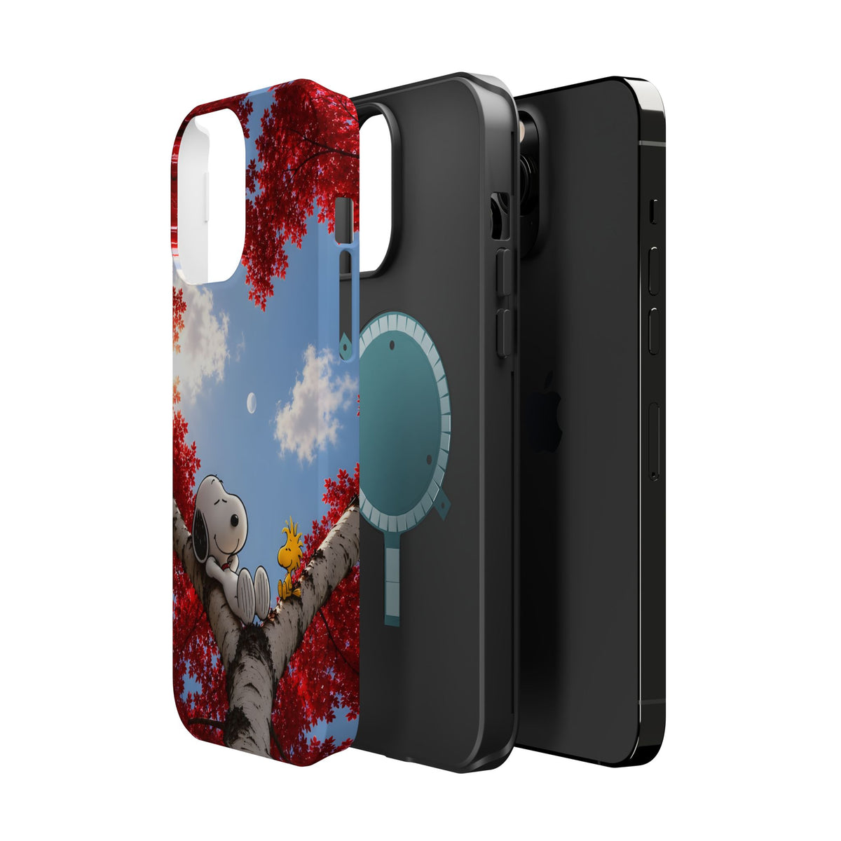 Fall Sky Comic Pup Phone Case