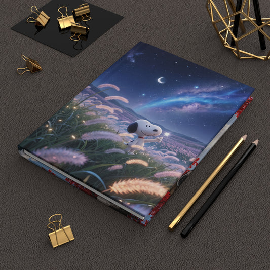 Starry Night Hardcover Journal — Lined Keepsake Notebook