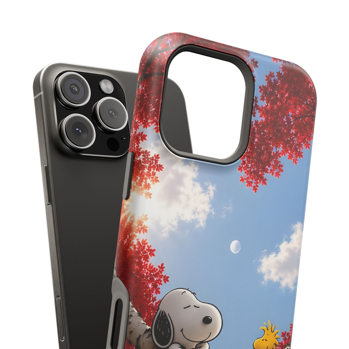 Fall Sky Comic Pup Phone Case