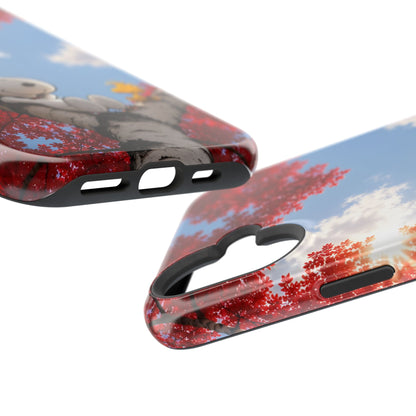 Fall Sky Comic Pup Phone Case