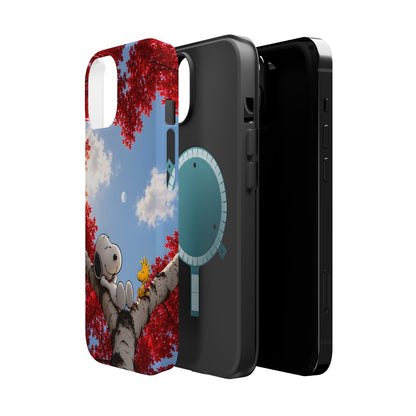 Fall Sky Comic Pup Phone Case