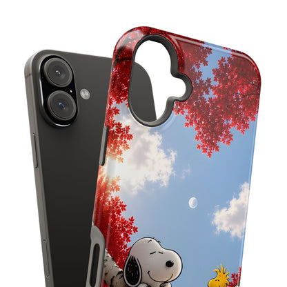 Fall Sky Comic Pup Phone Case