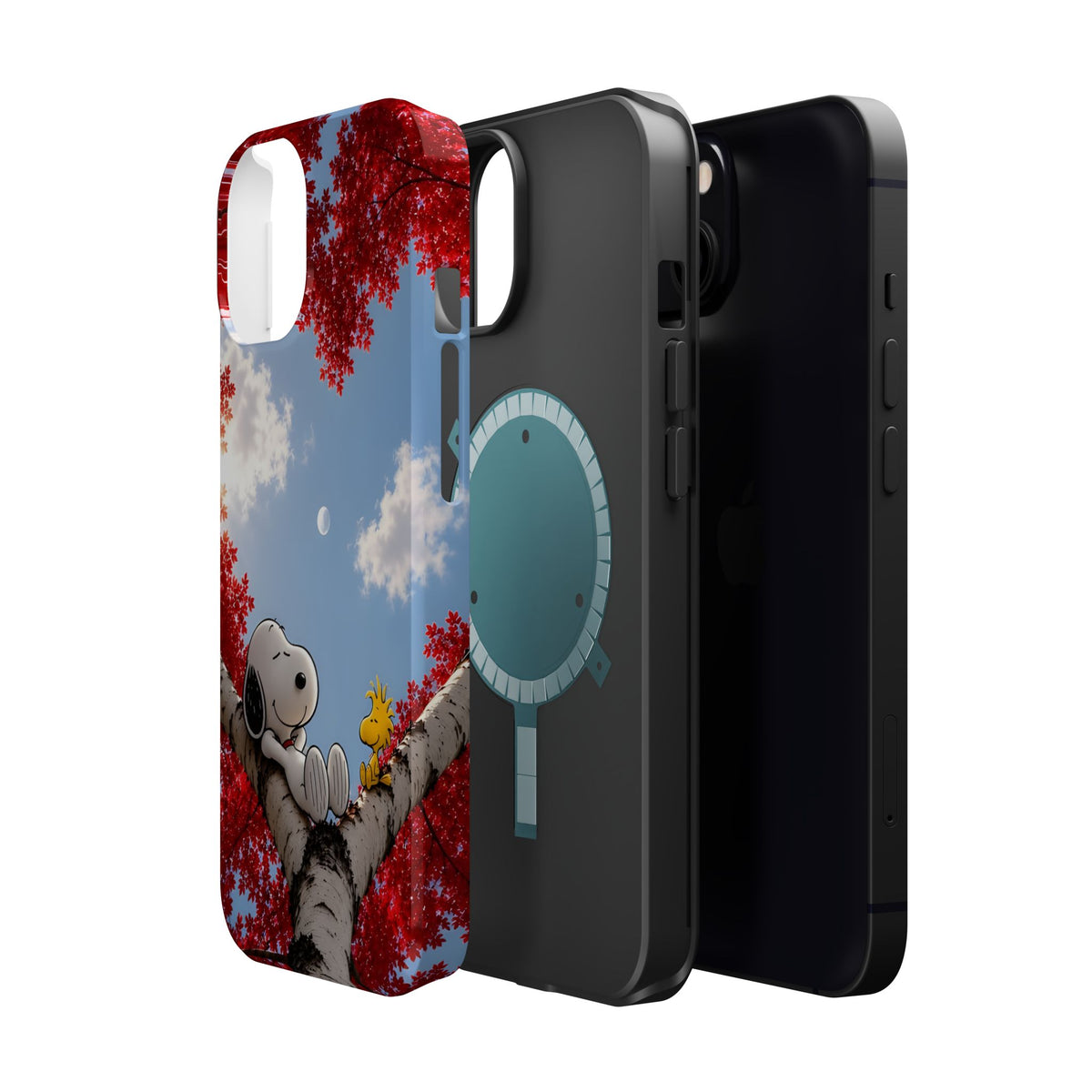 Fall Sky Comic Pup Phone Case
