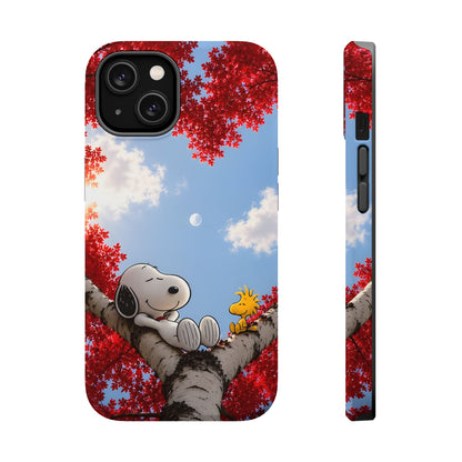 Fall Sky Comic Pup Phone Case