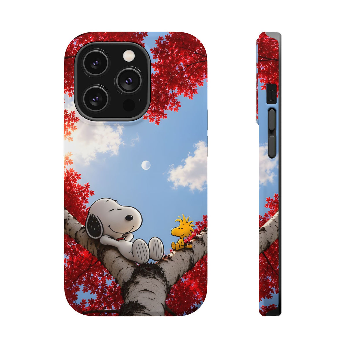 Fall Sky Comic Pup Phone Case