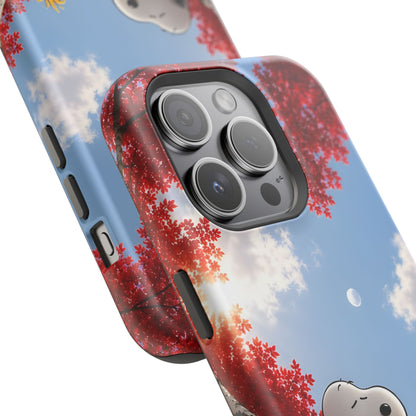 Fall Sky Comic Pup Phone Case
