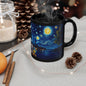 Starry Night Black Coffee Mug (11oz, 15oz)