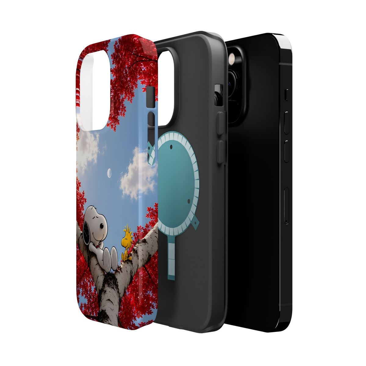 Fall Sky Comic Pup Phone Case