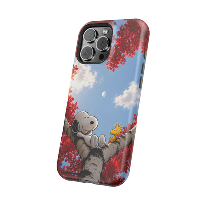 Fall Sky Comic Pup Phone Case
