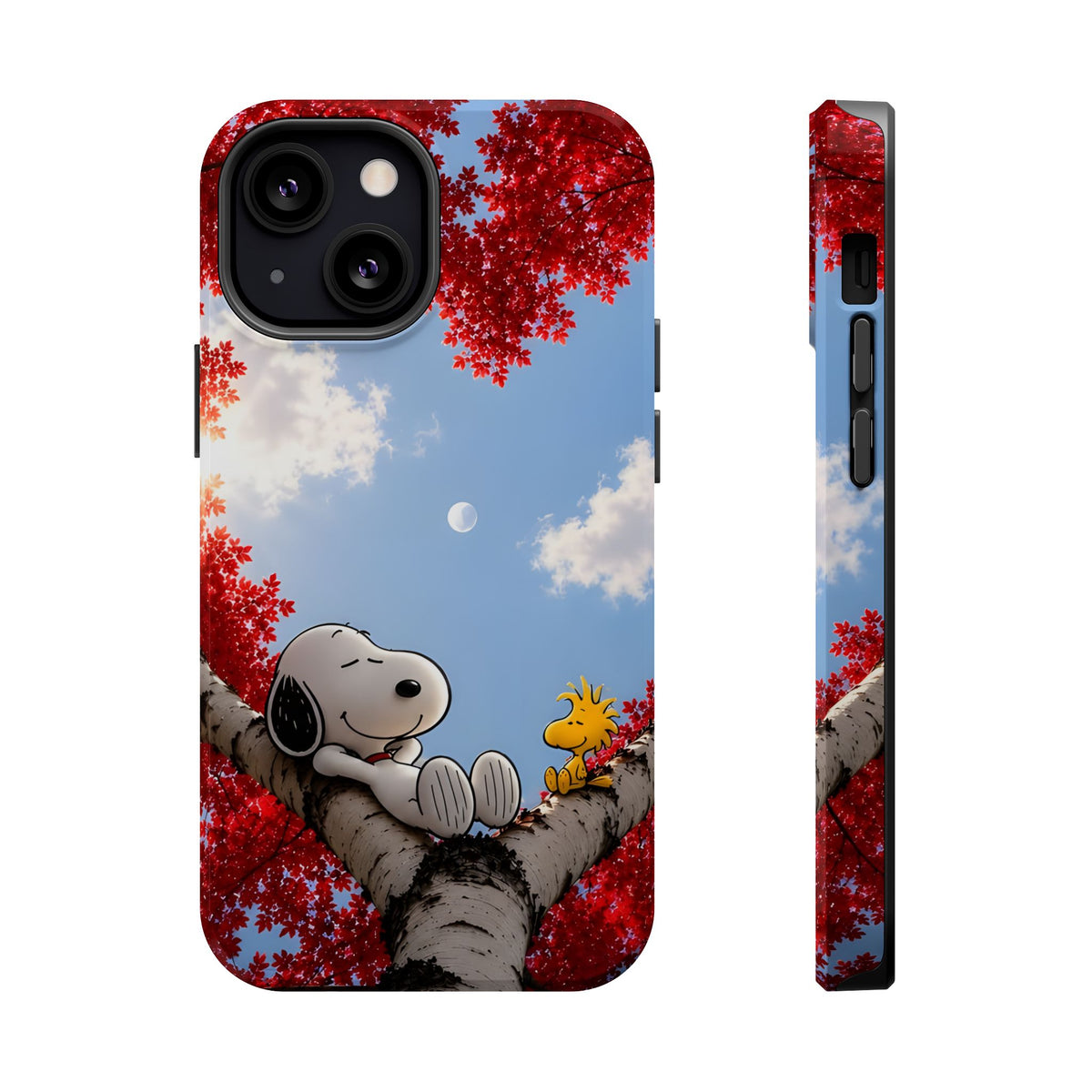 Fall Sky Comic Pup Phone Case