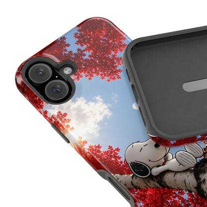 Fall Sky Comic Pup Phone Case