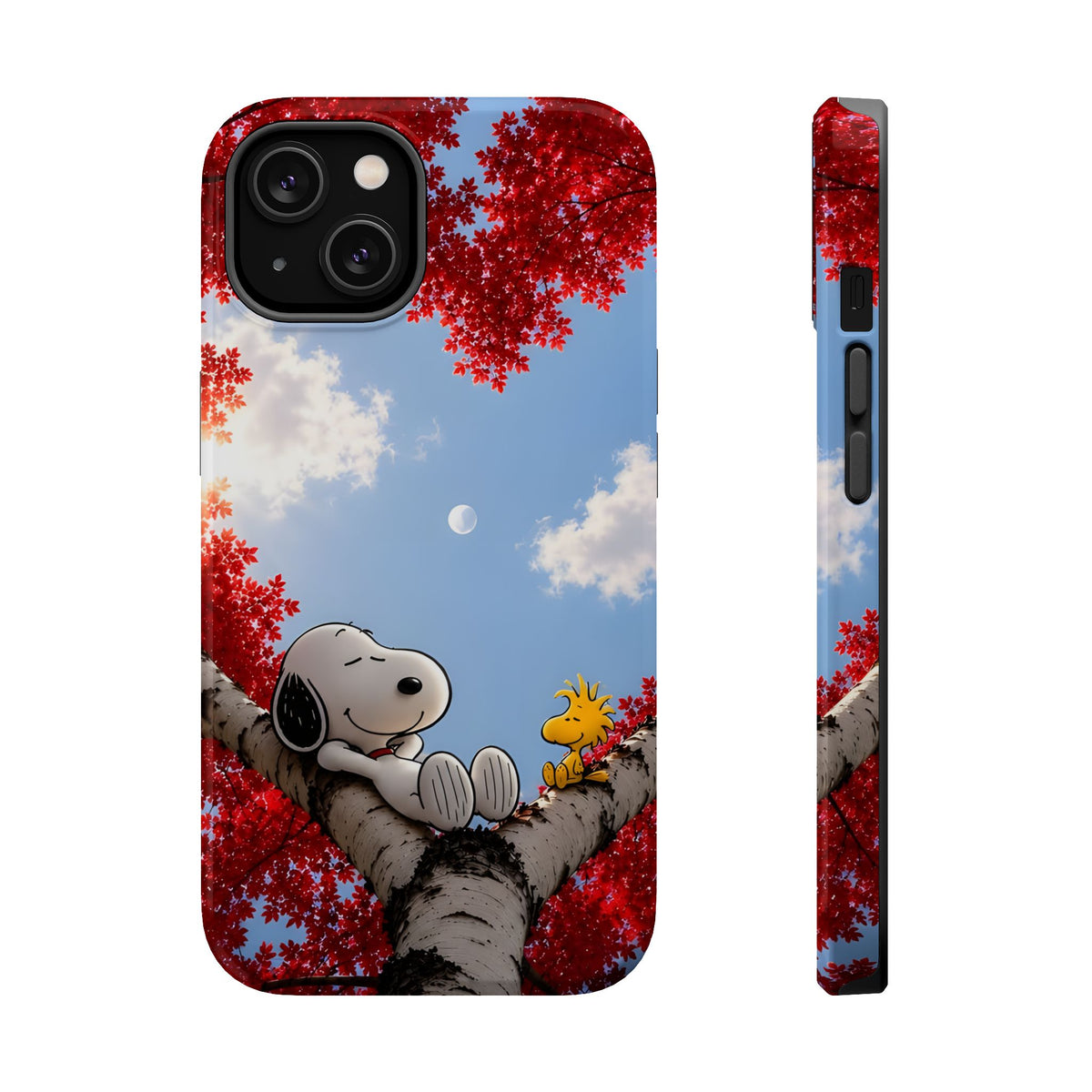 Fall Sky Comic Pup Phone Case