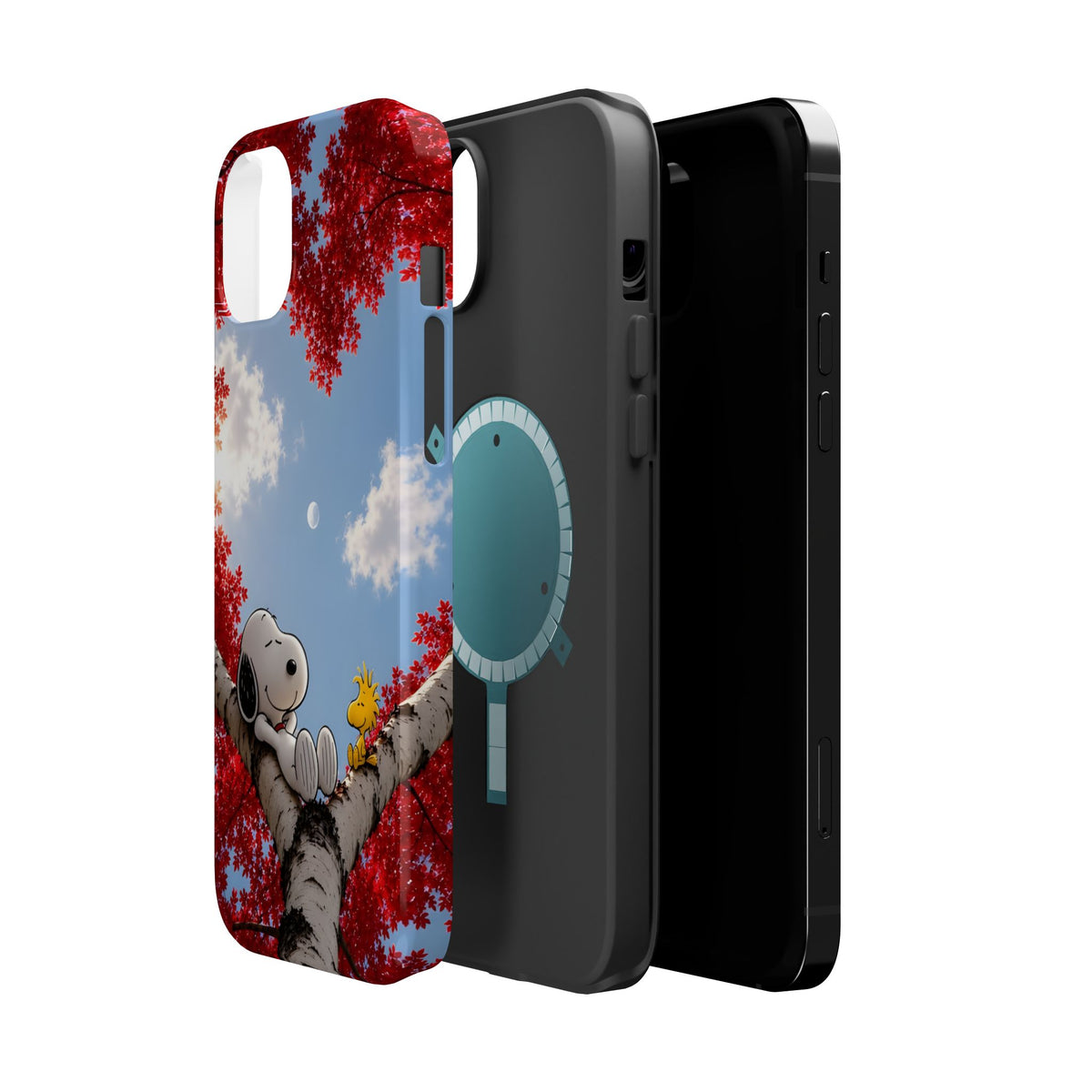 Fall Sky Comic Pup Phone Case