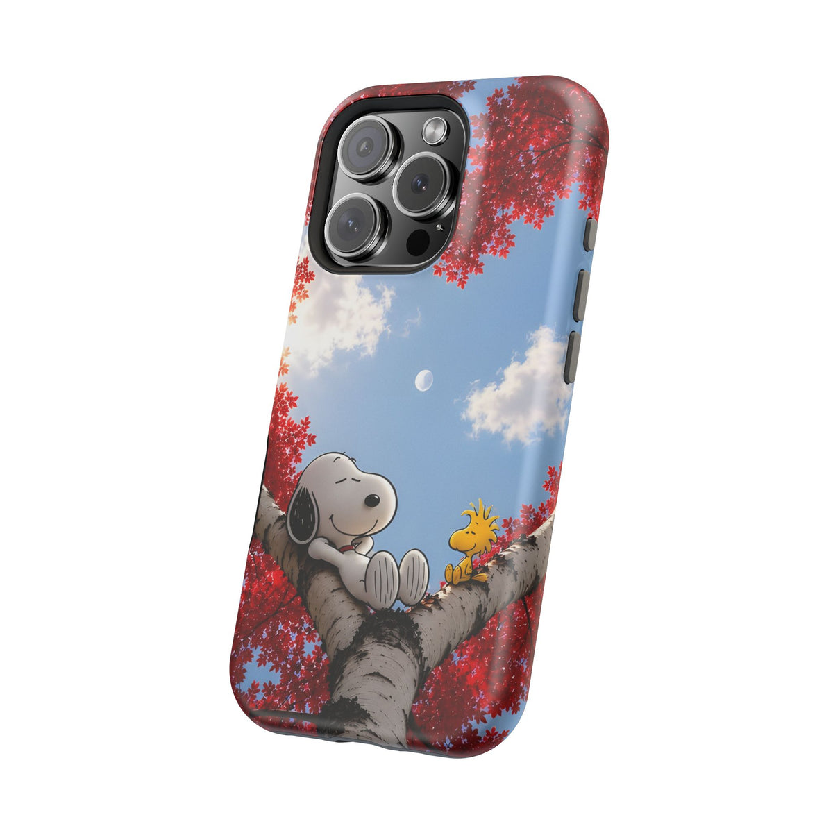 Fall Sky Comic Pup Phone Case