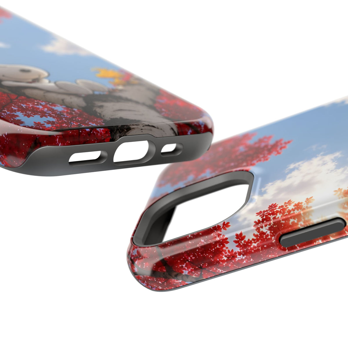 Fall Sky Comic Pup Phone Case