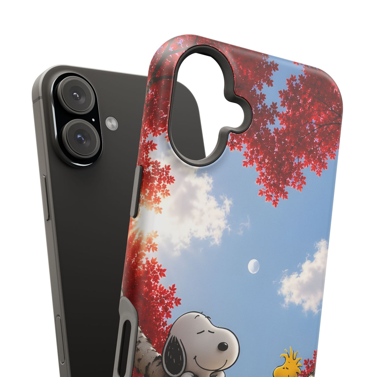 Fall Sky Comic Pup Phone Case