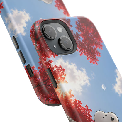 Fall Sky Comic Pup Phone Case