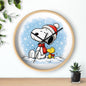 Winter Snow Wall Clock