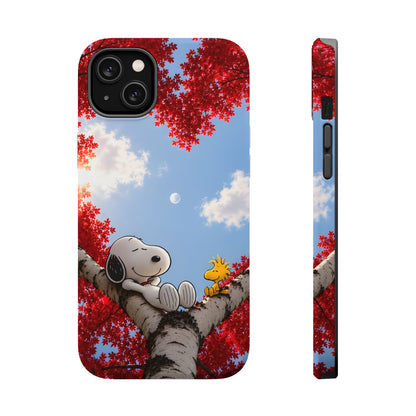 Fall Sky Comic Pup Phone Case