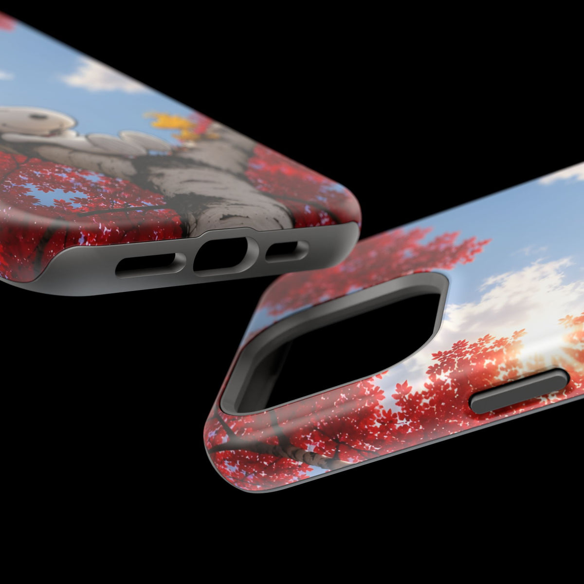 Fall Sky Comic Pup Phone Case