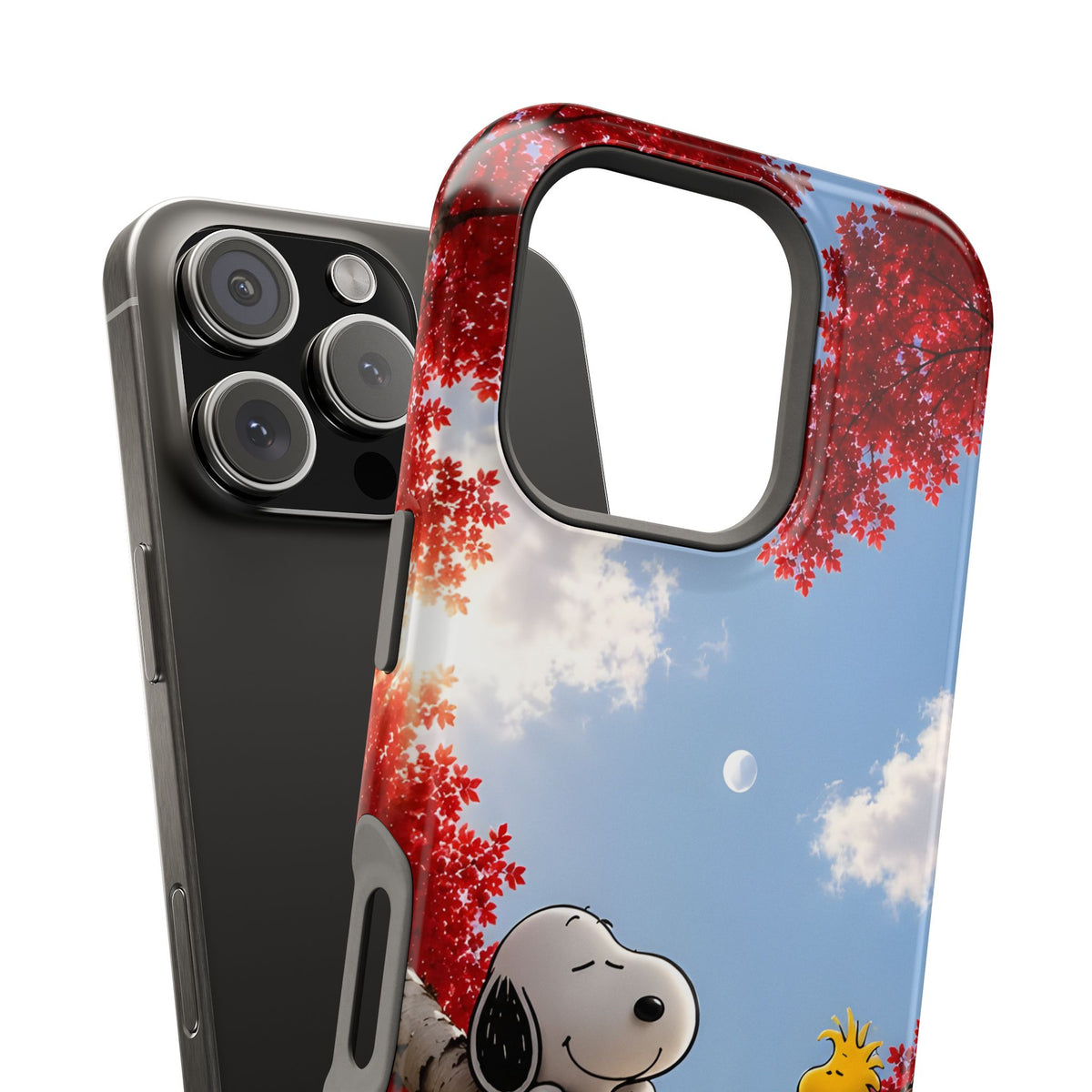 Fall Sky Comic Pup Phone Case