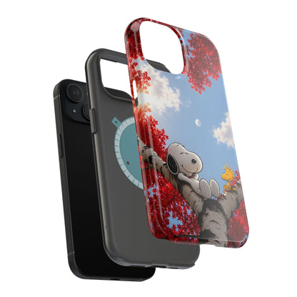 Fall Sky Comic Pup Phone Case