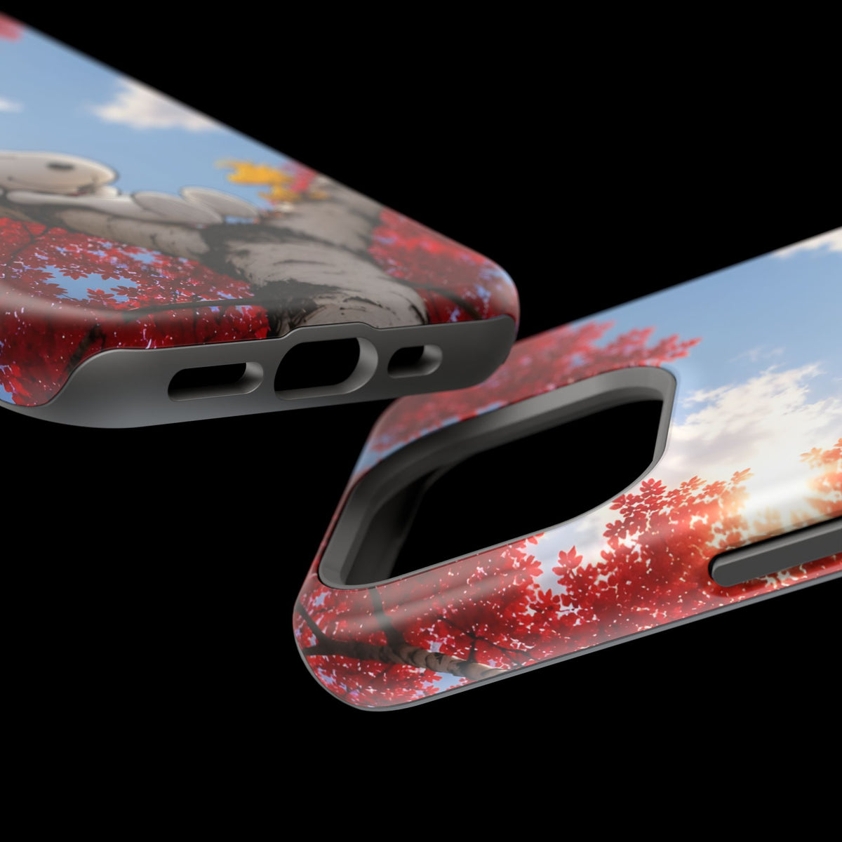 Fall Sky Comic Pup Phone Case