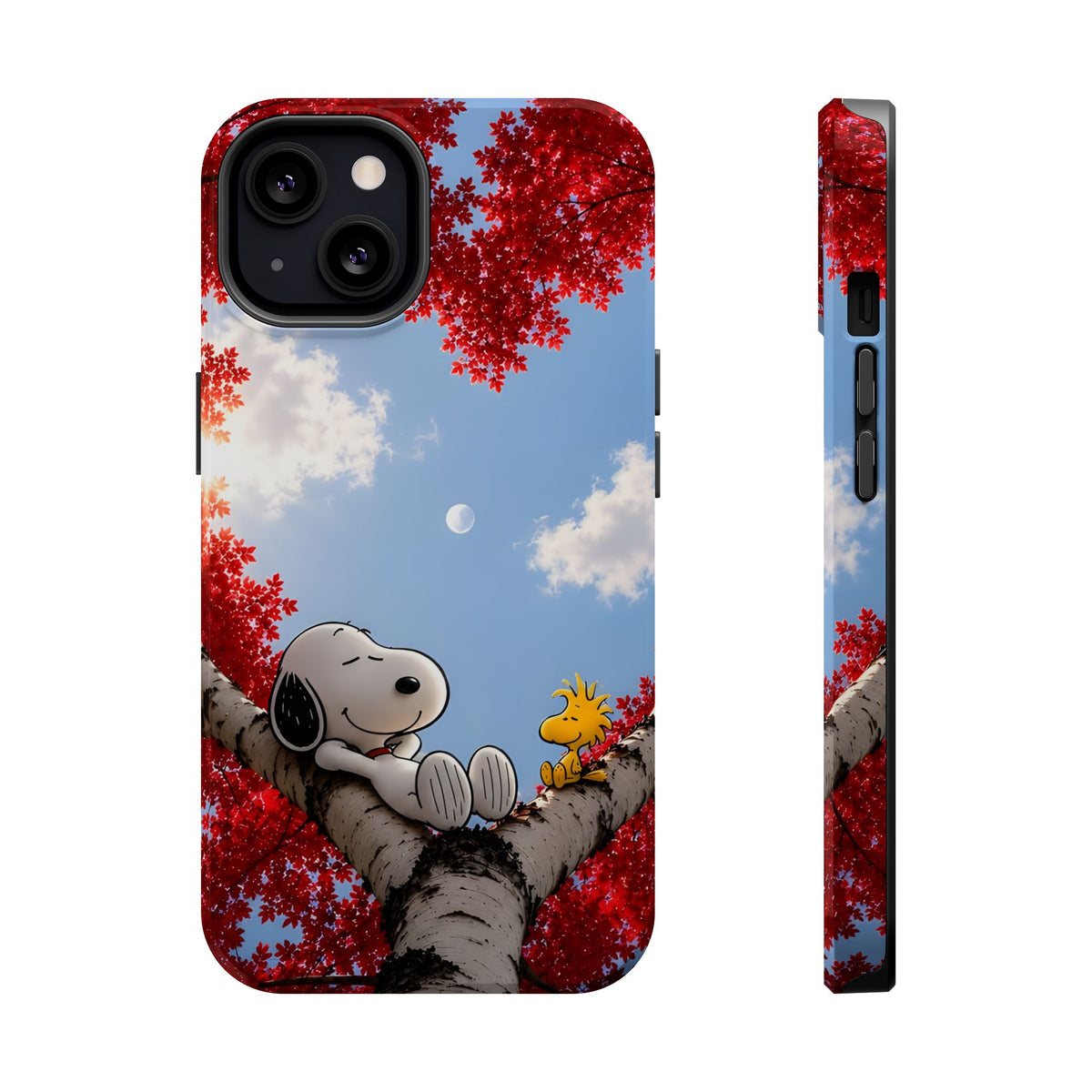 Fall Sky Comic Pup Phone Case